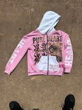 Pure heart zip ups